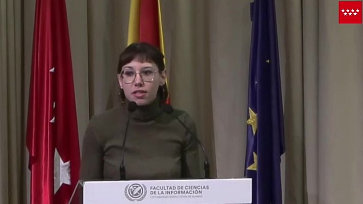 Informativo 24h - Una alumna premiada por la UCM, a Ayuso: "Los ilustres están fuera"