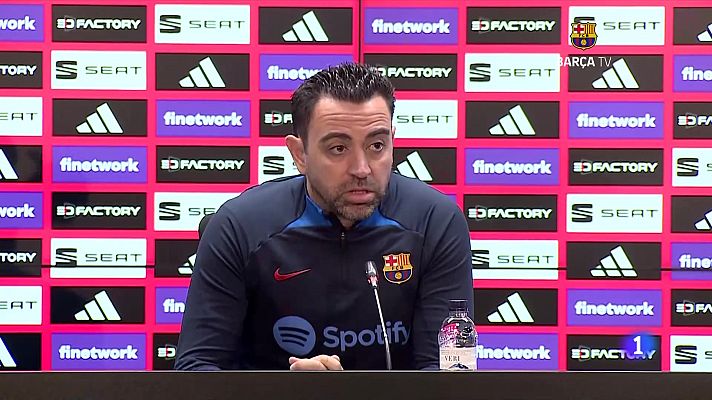 Telediario 1 - Xavi: "La Real es un ejemplo de cómo hacer las cosas"