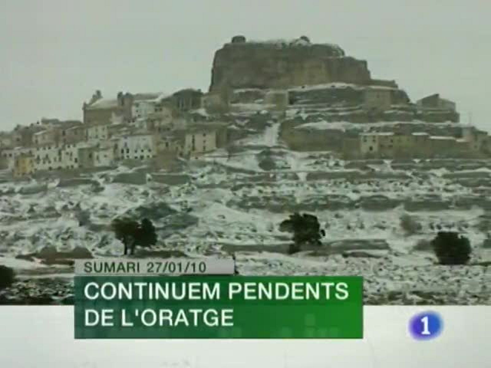 L'Informatiu. Informativo Territorial de la C. Valenciana (27/01/10)