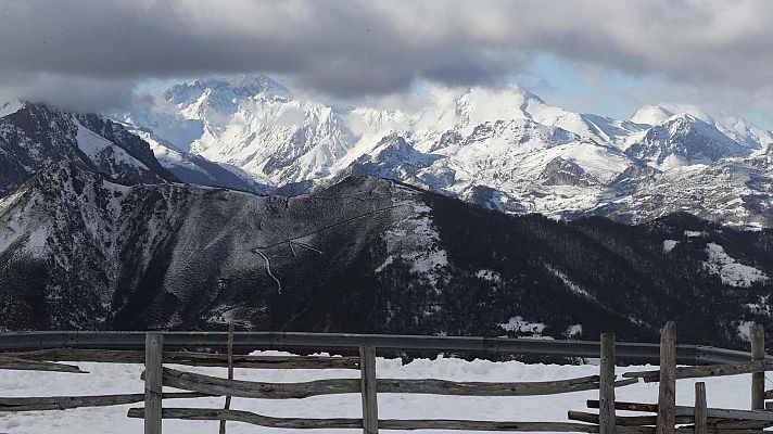 La cota de nieve sube algo y las temperaturas siguen muy frías