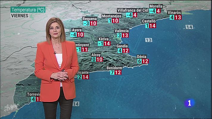 El tiempo en la Comunitat Valenciana 26/01/23