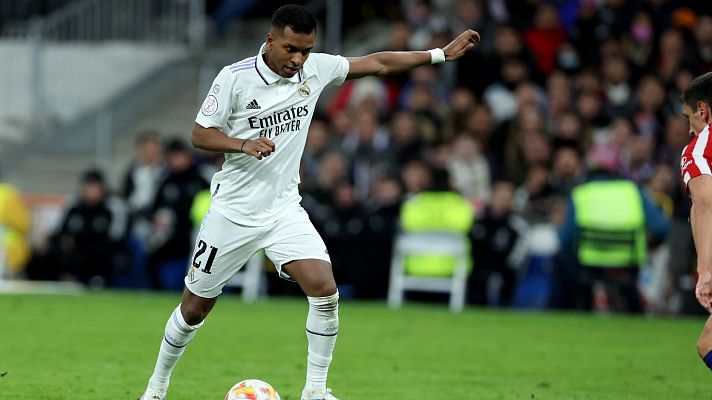 El golazo de clase mundial de Rodrygo para empatar el partido ante el Atlético de Madrid