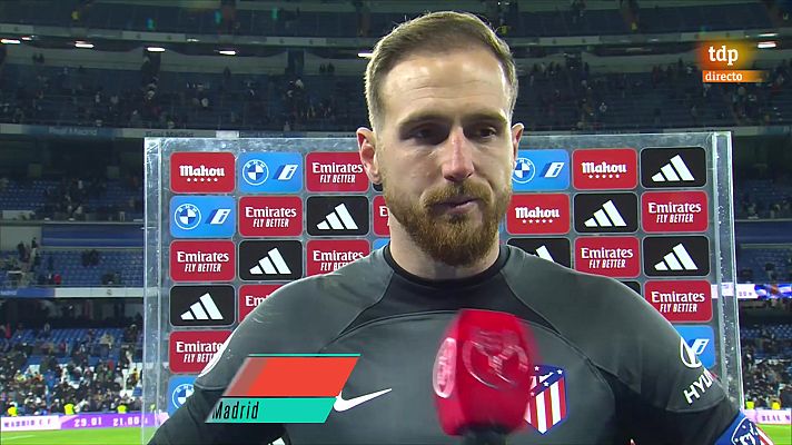 Oblak, sobre el arbitraje: "Estamos acostumbrados a eso"