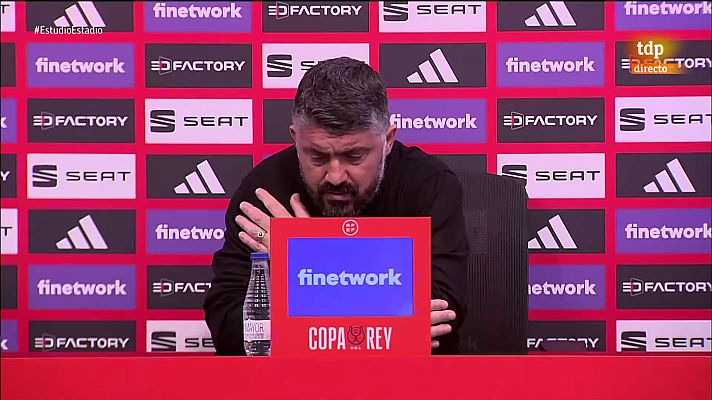 Copa del Rey - Gennaro Gattuso, tras la derrota del Valencia en cuartos de Copa: "Hemos tocado fondo"