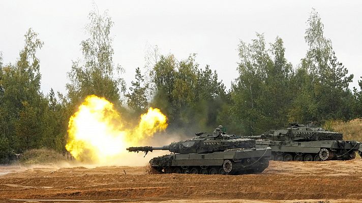 Robles: España enviará los tanques Leopard en primavera