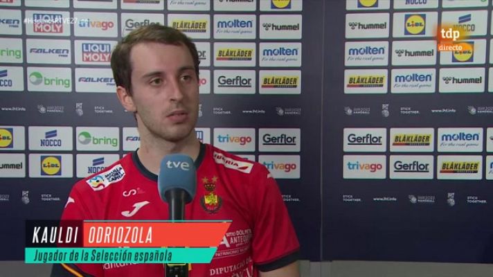 Mundiales de Balonmano - Kauldi Odriozola: "Nos recuperaremos para buscar el bronce"