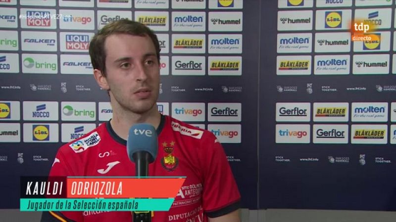 Mundial de balonmano | Kauldi Odriozola: "Nos recuperaremos de esto para luchar por el bronce" -- Ver ahora