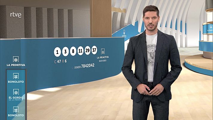 Loterías - Sorteo de la Bonoloto y Primitiva del 28/01/2023