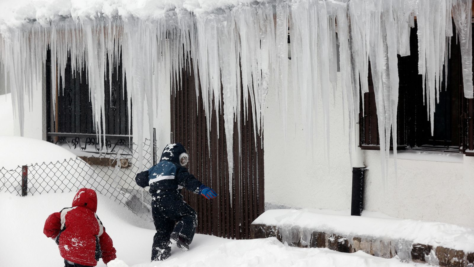 Las nevadas marcan el último domingo de enero