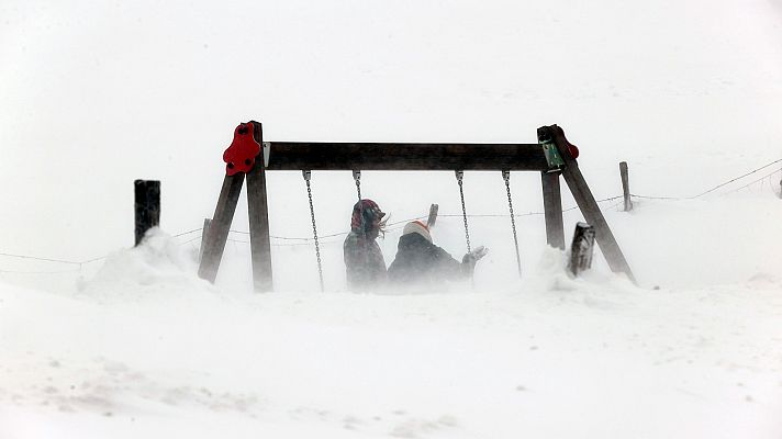 El frío y la nieve marcan el último domingo de enero