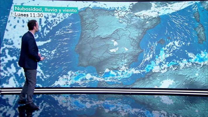 El tiempo - Nevadas en las sierras de Mallorca y del norte de Alicante. Intervalos de viento fuerte en el Ampurdán y Menorca