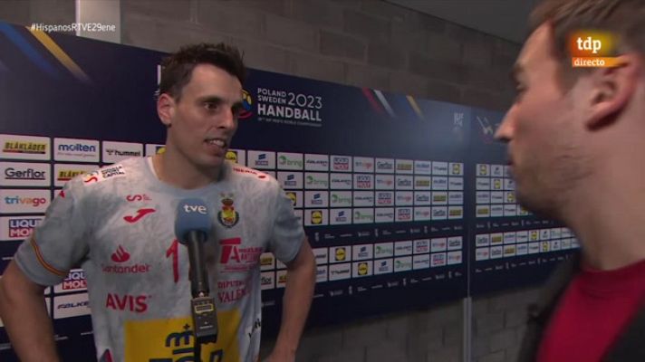 Mundiales de Balonmano - Mundial de balonmano - Adrià Figueras: "Hoy me ha tocado marcar los goles, pero lo importante es el equipo"