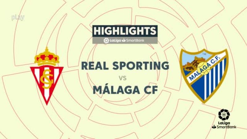 Sporting - Málaga: resumen del partido, 25ª jornada. Ver en RTVE Play