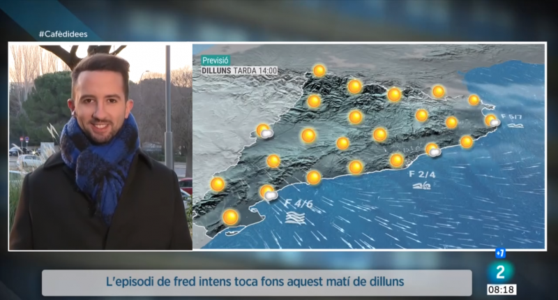 El Temps - El fred intens toca fons aquest dilluns