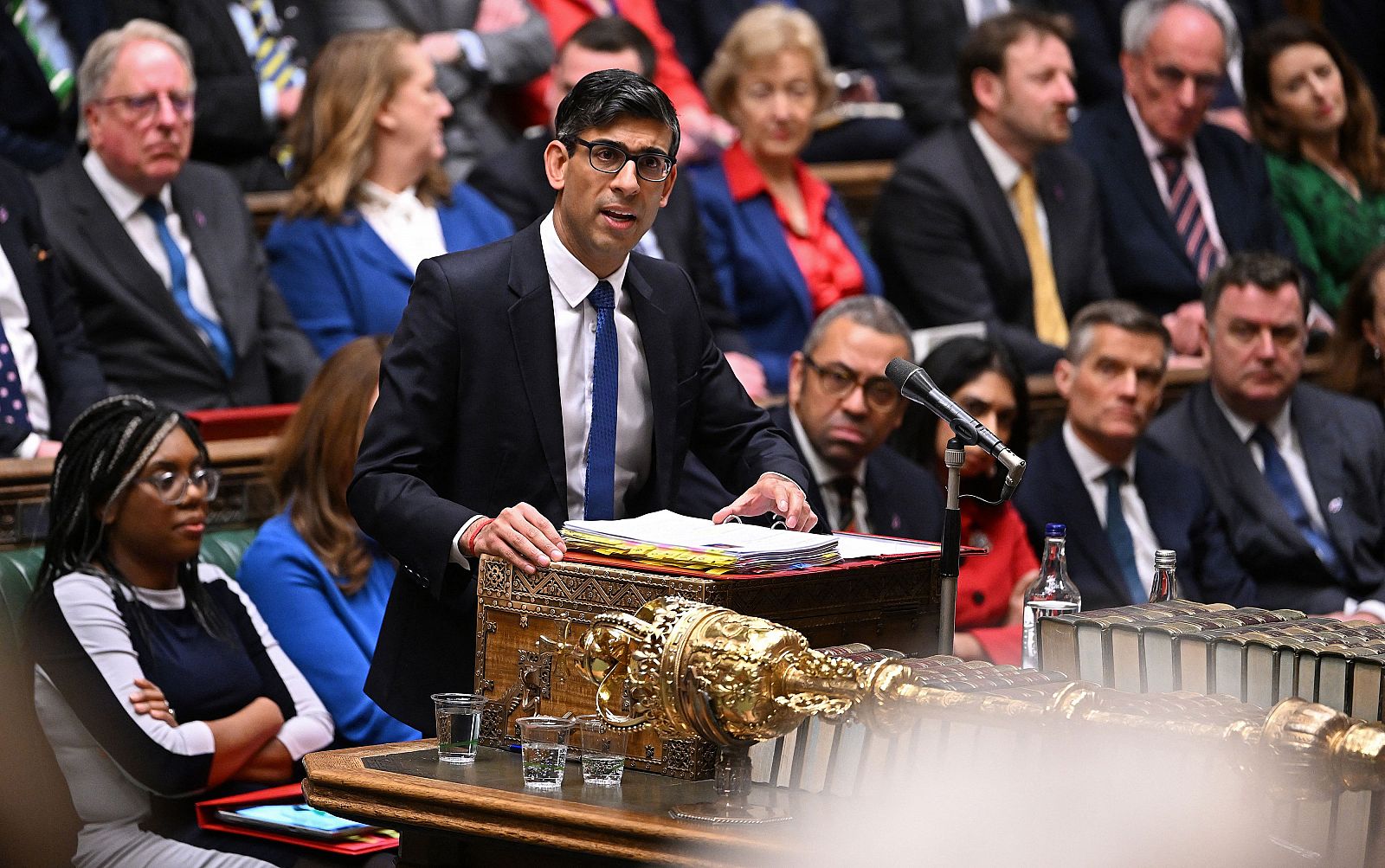 Rishi Sunak ha cesado al presidente del Partido Conservador por sus problemas fiscales