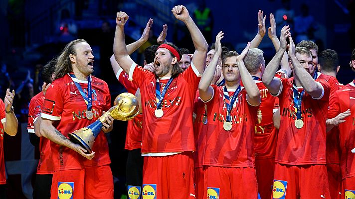 Balonmano - Mundial de balonmano | Así ha sido la entrega de medallas a Dinamarca