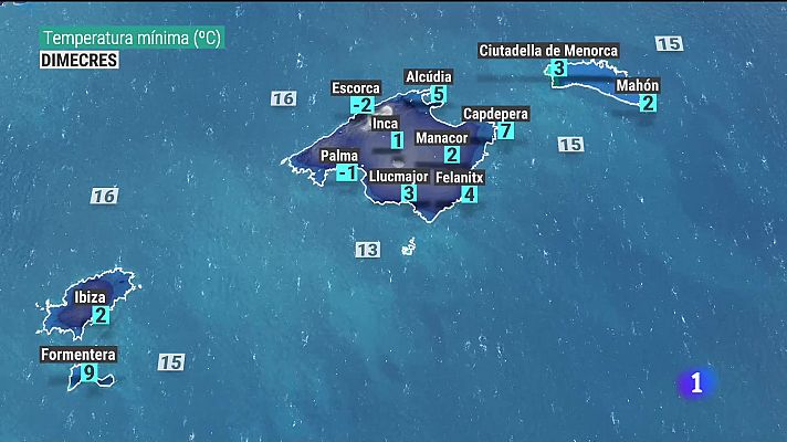 Informatiu Balear - El temps a les Illes Balears - 31/01/23
