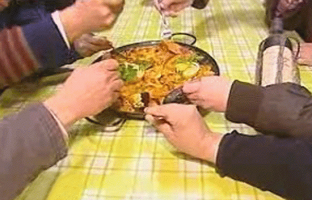 RTVE Cocina - Paella de pollo y marisco