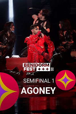Agoney canta "Quiero arder" en la primera semifinal