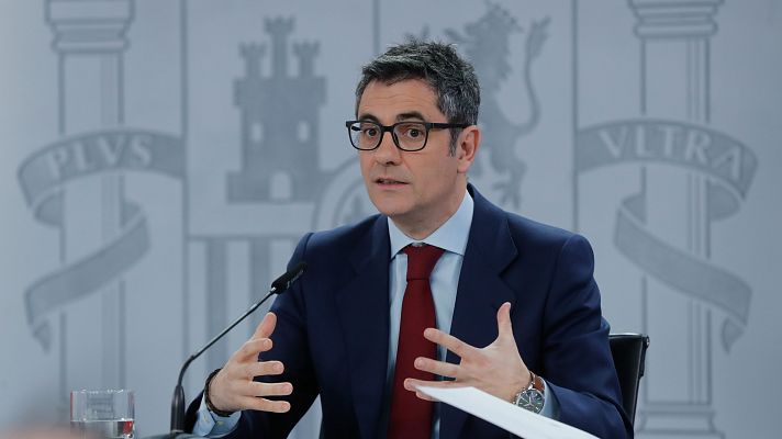 Bolaños, sobre la ley 'solo sí es sí': "No se puede permitir más rebajas de penas. Hay que buscar una solución"