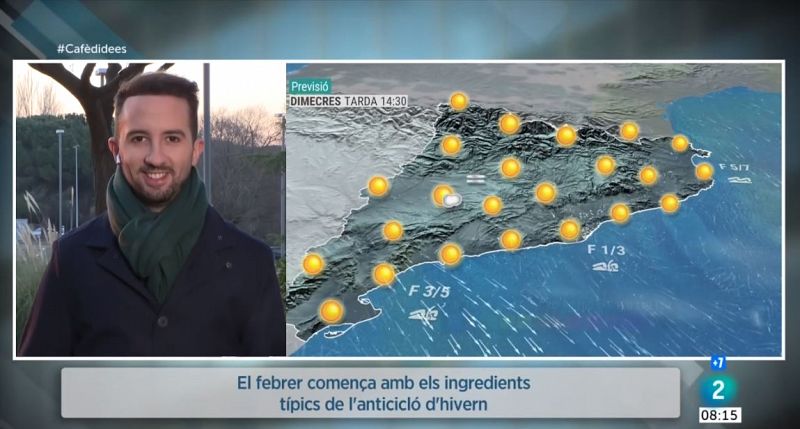 El Temps - El febrer comena amb sol, boires i notable amplitud trmica
