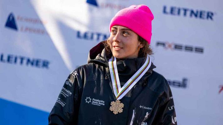 Audrey Pascual, subcampeona del mundo de esquí adaptado