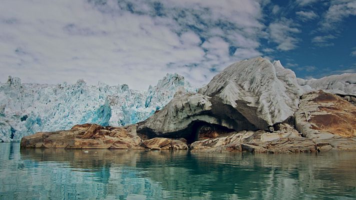 Así ha encogido el glaciar Qalegalit a causa del calentamiento global