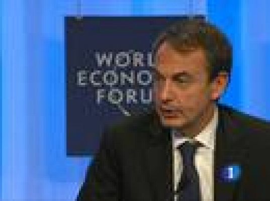 Zapatero asiste a cumbre de Davos