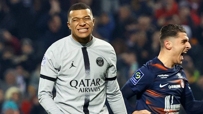 Mbappè y su noche aciaga en Montpellier, se perderá la Champions por lesión