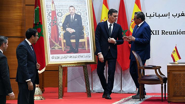 Telediario 1 - España y Marruecos se comprometen a evitar ofensas en una cumbre clave que abre una nueva etapa en sus relaciones