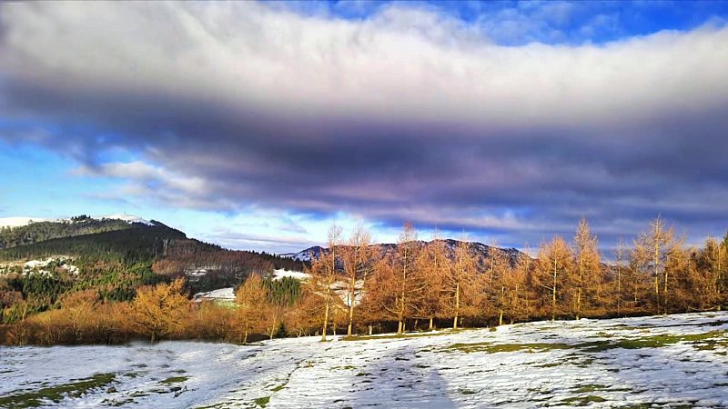 Heladas en amplias zonas del interior peninsular y Baleares. Viento fuerte en Ampurdán y norte de Baleares - ver ahora