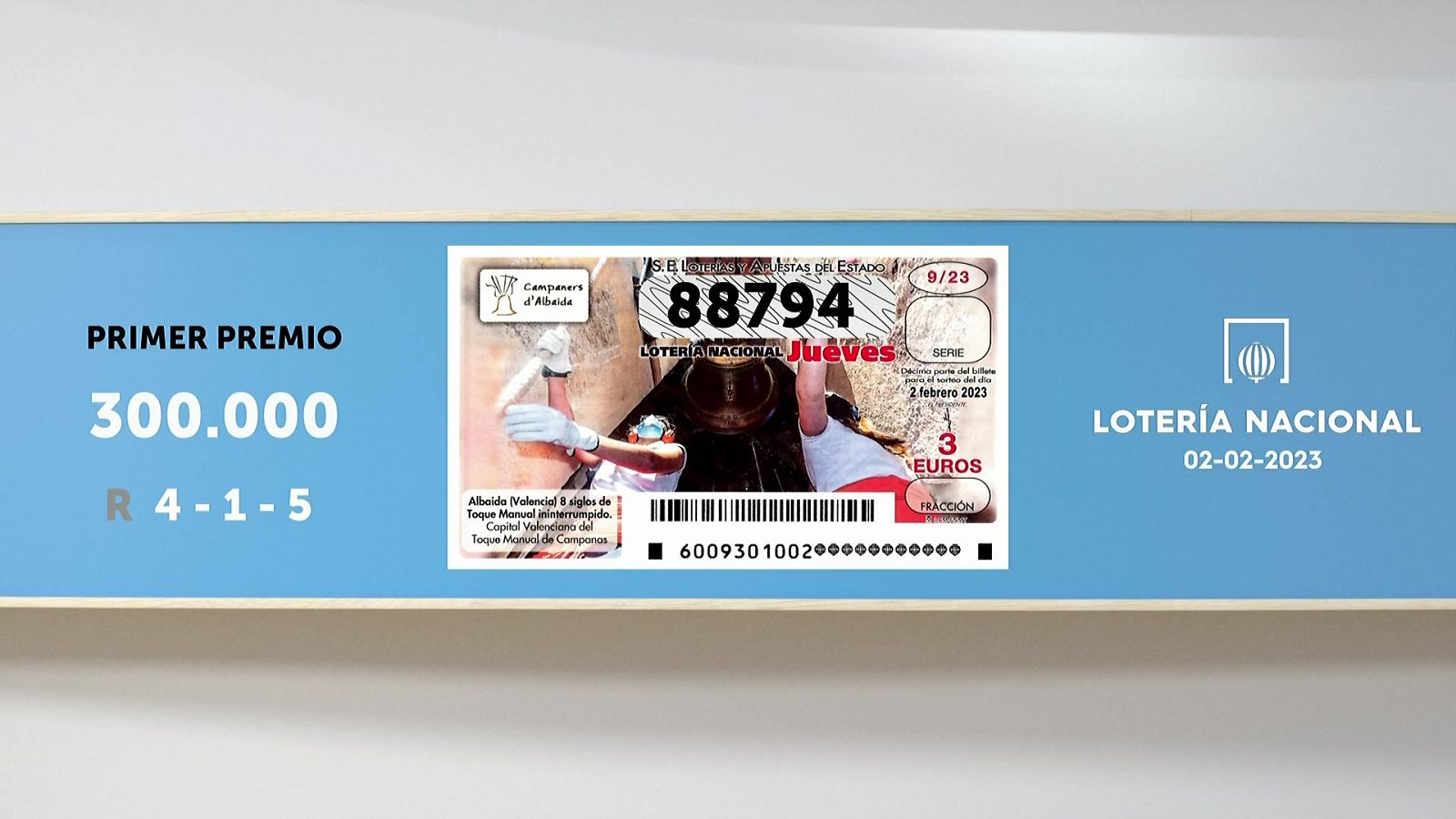 Sorteo de la Lotería Nacional del 02/02/2023 - Ver ahora