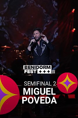 Benidorm Fest - Miguel Poveda canta "Eres tú" en la segunda semifinal
