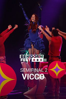 Benidorm Fest - Vicco canta "Nochentera" en la segunda semifinal