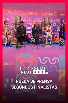 Benidorm Fest - Rueda de prensa con los últimos cuatro finalistas