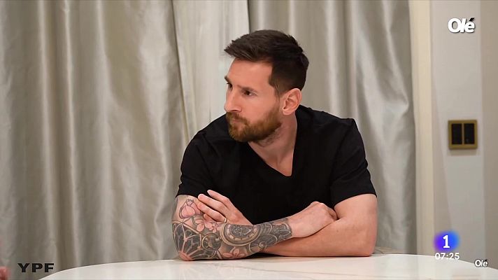 Telediario Matinal - Messi: "No hablo de la final del Mundial con Mbappé"
