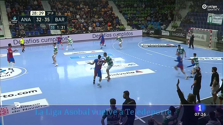 Telediario Matinal - La Liga Asobal vuelve a Teledeporte