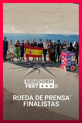 Rueda de prensa con los finalistas del Benidorm Fest 2023