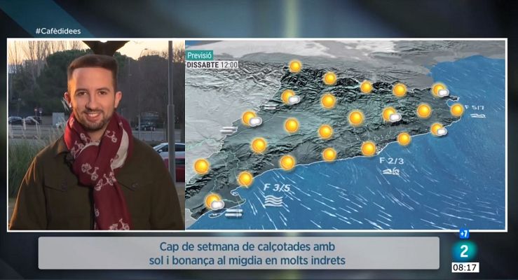 El temps - Seguim "atrapats en el temps" amb sol i contrast tèrmic