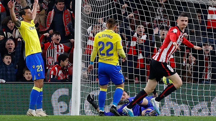 Athletic - Cádiz: resumen del partido. 20ª jornada de Liga