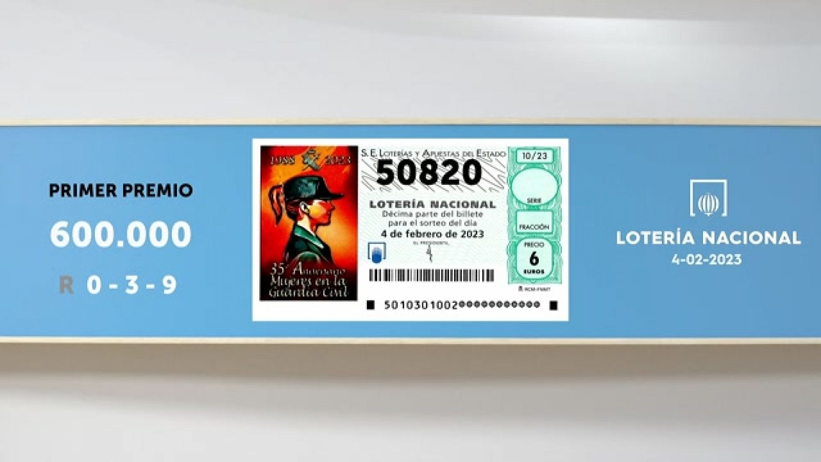 Sorteo de la Lotería Nacional del 04/02/2023 - Ver ahora