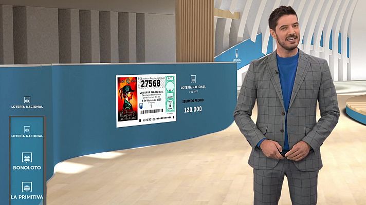 Loterías - Sorteo de la Lotería Nacional del 04/02/2023