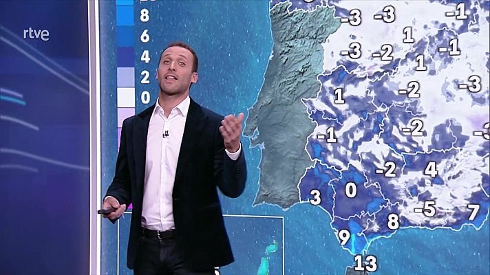 El tiempo - Heladas en amplias zonas del interior peninsular y puntos de Mallorca