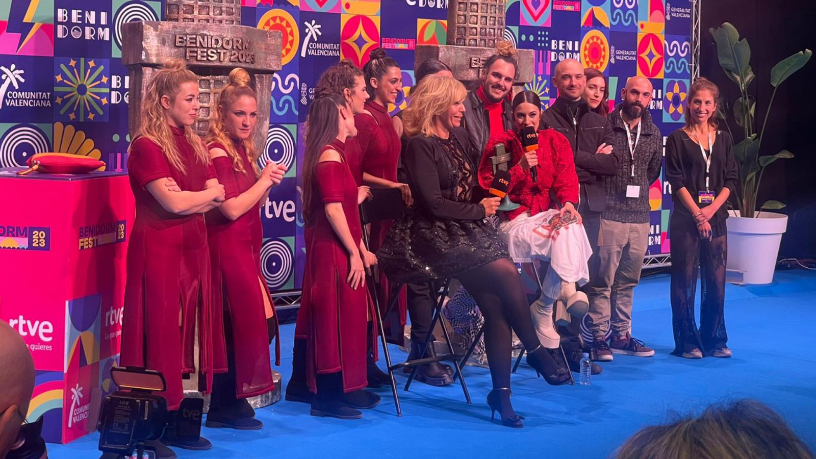 Rueda de prensa con Blanca Paloma, ganadora del Benidorm Fest 2023