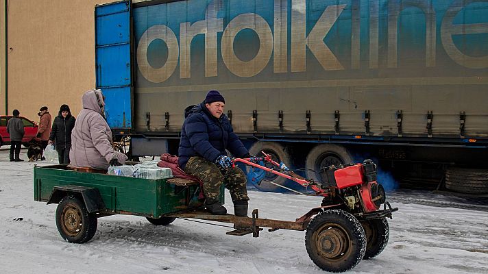 Telediario Fin de Semana - Tecnología básica para ayudar en la guerra en Ucrania