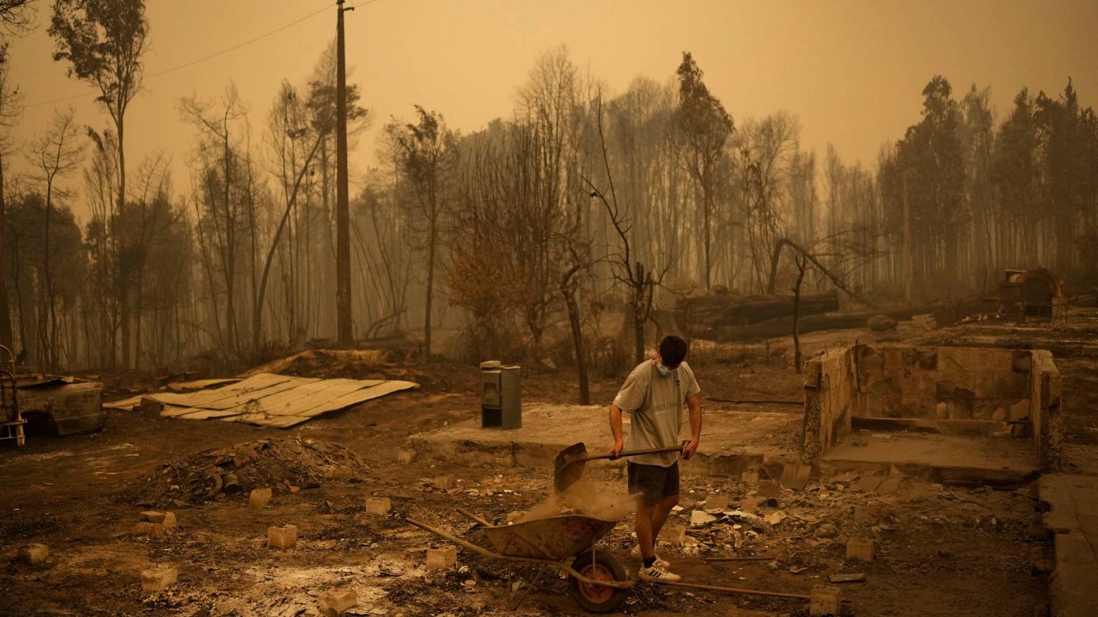800 personas pierden sus casas en los incendios de Chile