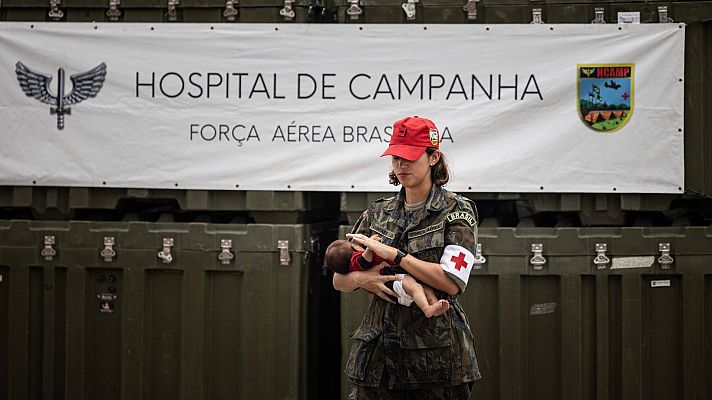 Telediario Fin de Semana - El pueblo indígena yanomami de Brasil sufre una crisis humanitaria en la que cientos de niños han muerto
