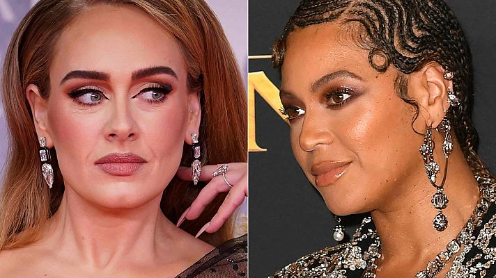 Los Grammy se presentan como un duelo entre las superestrellas Adele y Beyoncé