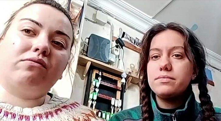 Telediario 1 - Dos españolas, en una de las zonas más afectadas por el terremoto de Turquía