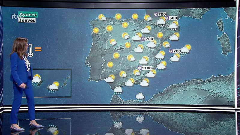 Precipitaciones localmente fuertes o persistentes en el sur y este de Cataluña, Comunidad Valenciana, Baleares y área del Estrecho - ver ahora